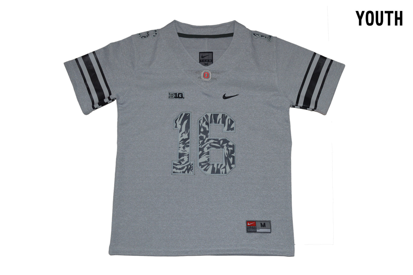 Ohio Light Carbon Gray Youth 16 Front
