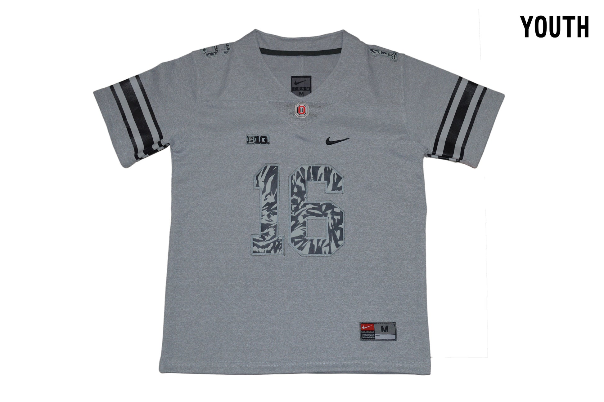 Ohio Light Carbon Gray Youth 16 Front