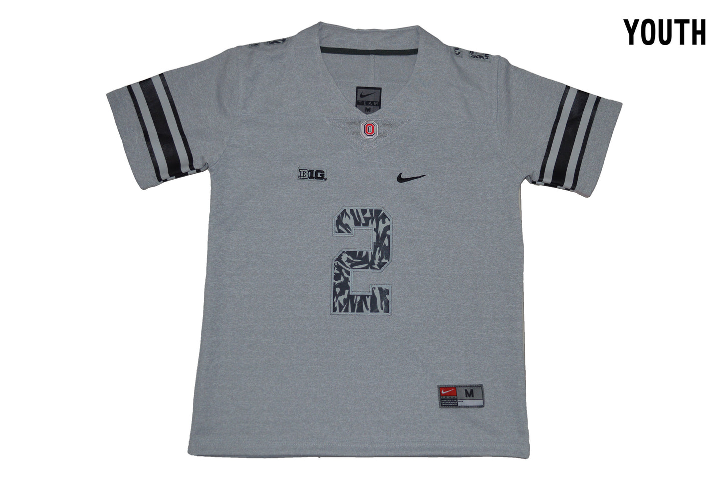 Ohio Light Carbon Gray Youth 2 Front
