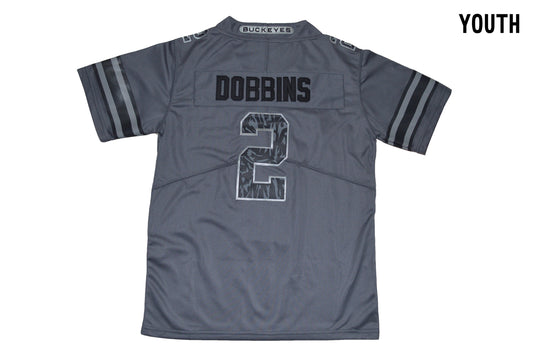 Ohio Pattern Dark Gray Youth 2 Back