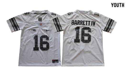 Ohio Pattern White Youth 16