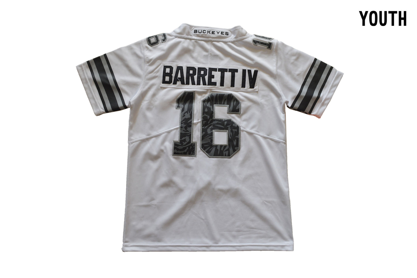 Ohio Pattern White Youth 16 Back