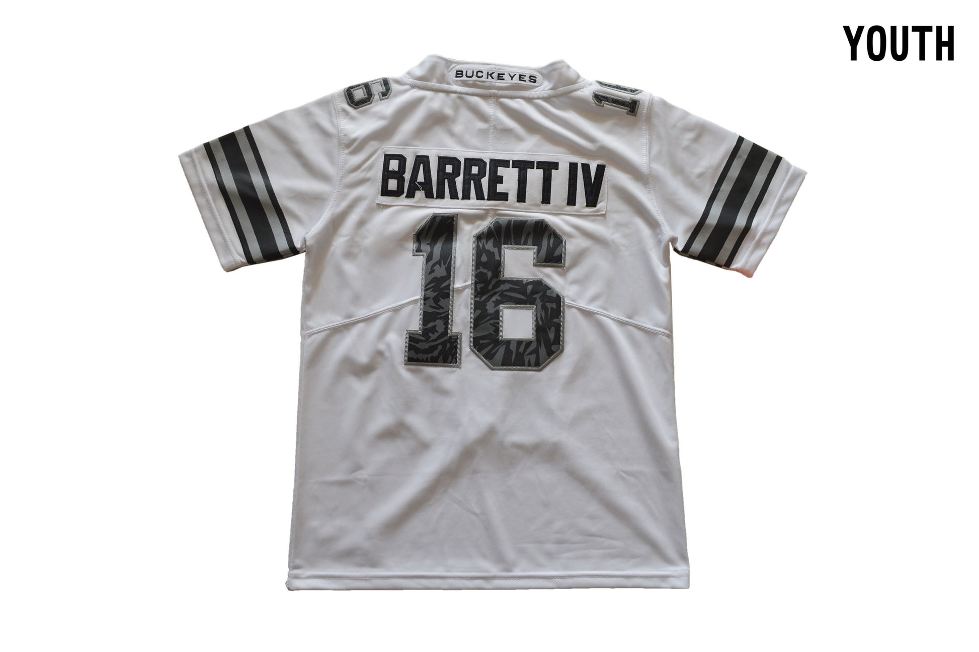 Ohio Pattern White Youth 16 Back