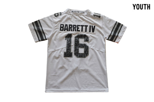 Ohio Pattern White Youth 16 Back