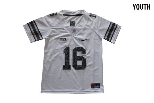 Ohio Pattern White Youth 16 Front