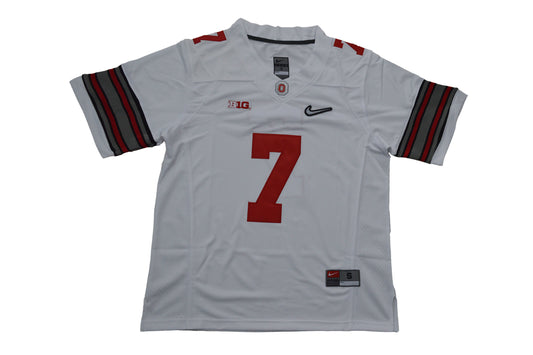 Ohio State Diamond White 7 Haskins JR. Front