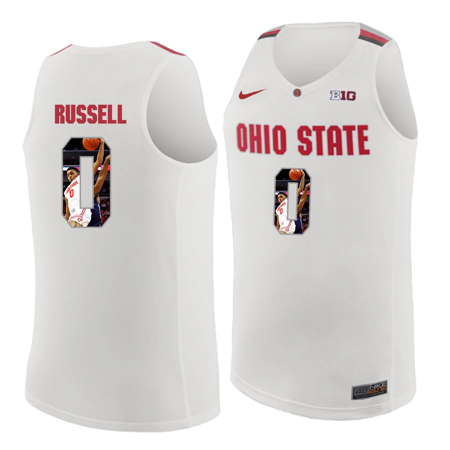 Ohio State Russell 0 white