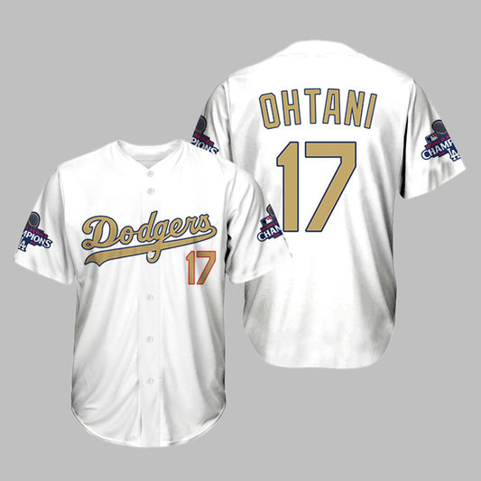 Ohtani Dodgers Gold Jersey 2025 - Grishko.com