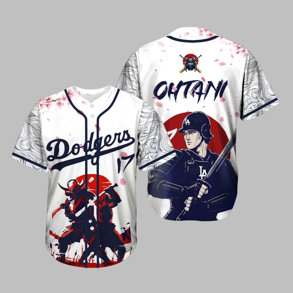 Ohtani Samurai LA Dodgers Baseball Jersey 2025 - Grishko.com