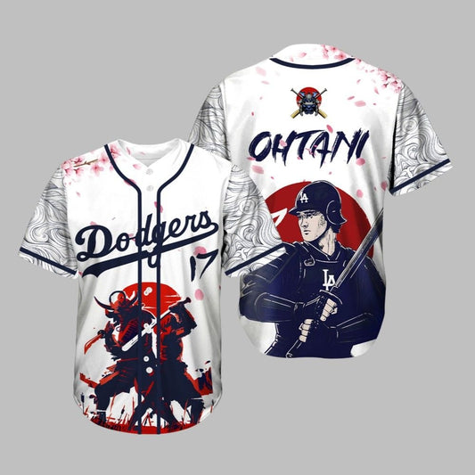 Ohtani Samurai LA Dodgers Baseball Jersey 2025 - Grishko.com