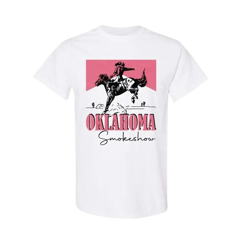 Oklahoma Smokeshow Shirt, Western Oklahoma Smokeshow Cowboy Rodeo T-Shirt Sweatshirt Hoodie | InkThreadWorks.com