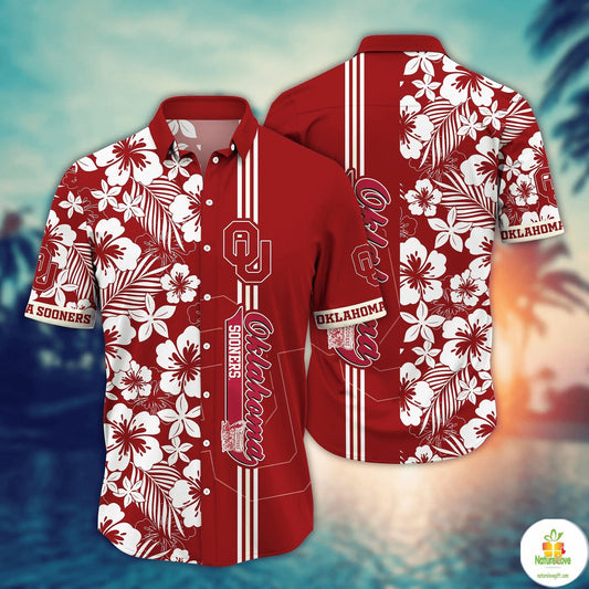 Oklahoma Sooners Hawaiian Shirt NCAA Aloha Shirt