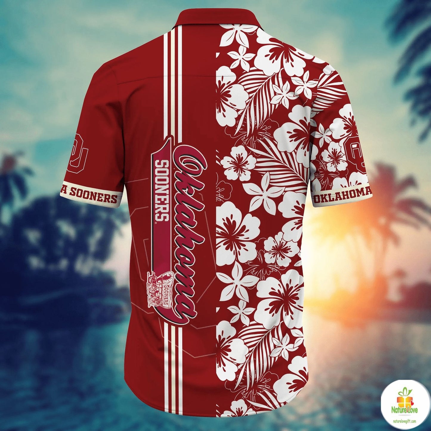 Oklahoma Sooners NCAA Hawaiian Shirt Aloha Shirt for Men Women