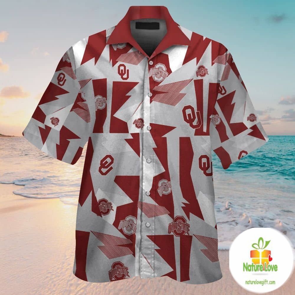 Oklahoma Sooners NCAA Hawaiian Shirt Tropical Aloha
