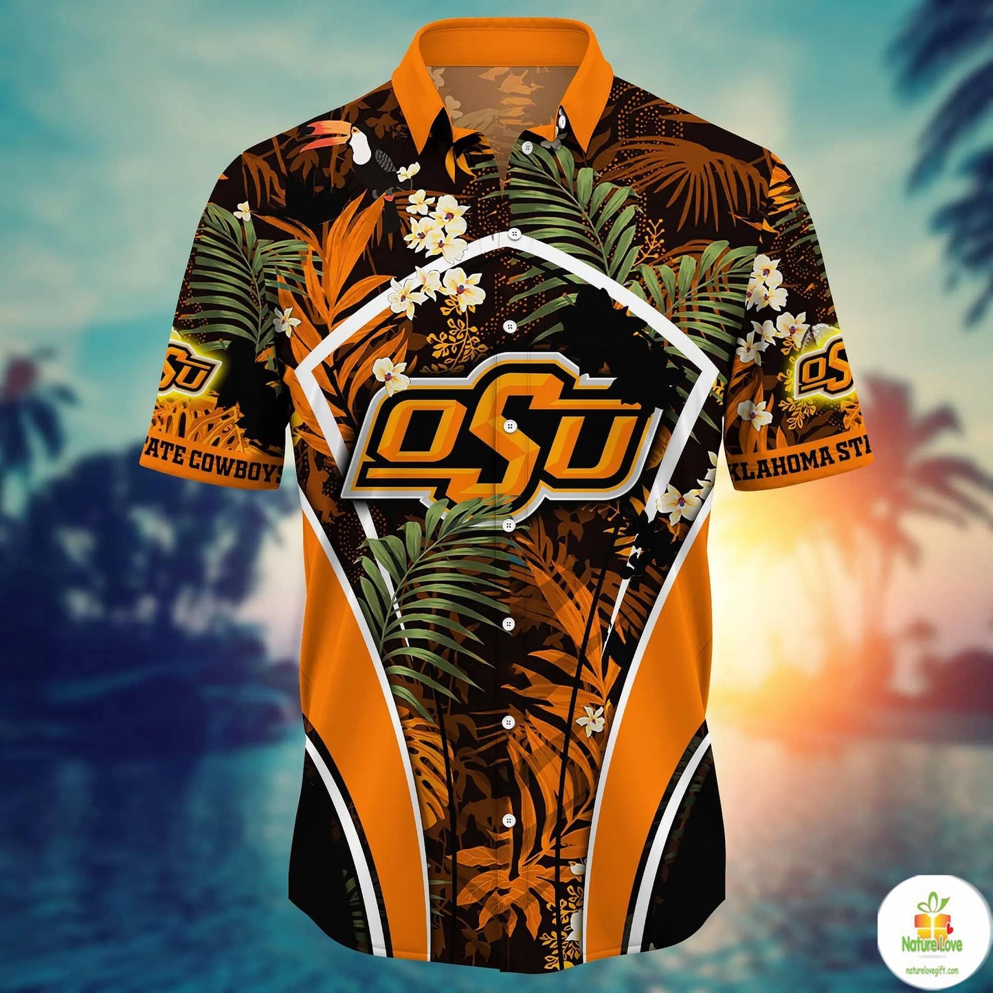 Oklahoma State Cowboys NCAA Hawaiian Shirt Trendy Aloha Shirt
