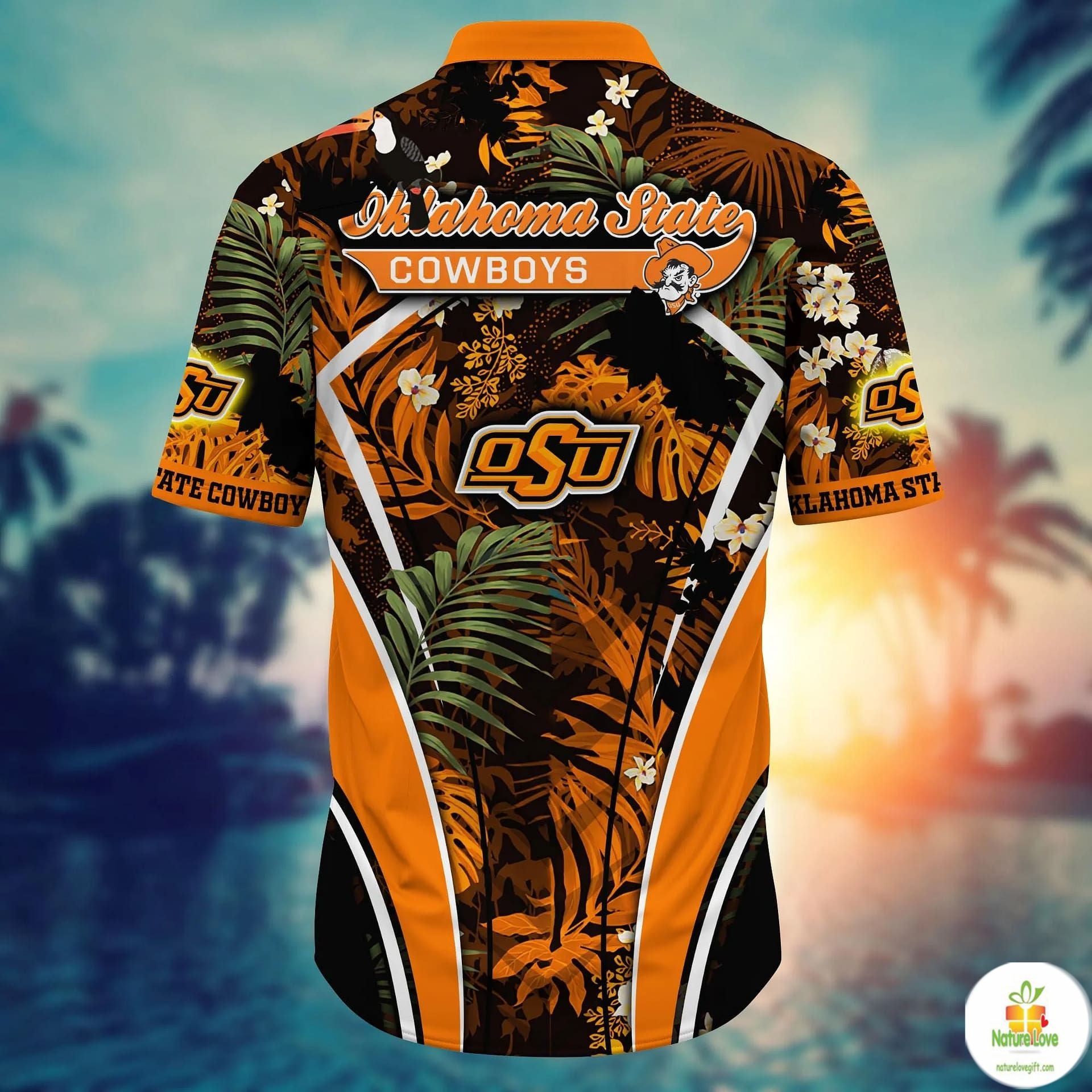Oklahoma State Cowboys NCAA Hawaiian Shirt Trendy Aloha Shirt