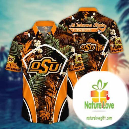Oklahoma State Cowboys NCAA Hawaiian Shirt Trendy Aloha Shirt