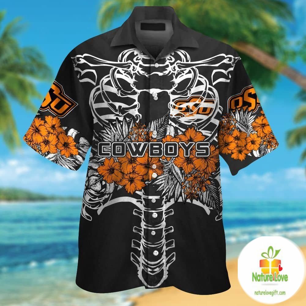 Oklahoma State Cowboys Tropical Hawaiian Shirt Short Sleeve Aloha