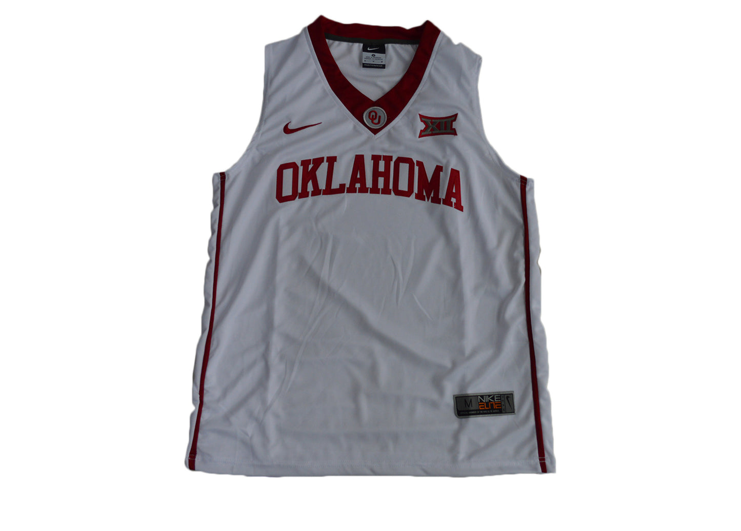 Oklahoma Basketball White Front
