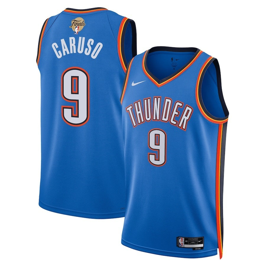 Oklahoma City Thunder #9 Alex Caruso Unisex 2025 NBA Finals Swingman Jersey - Icon Edition - Blue