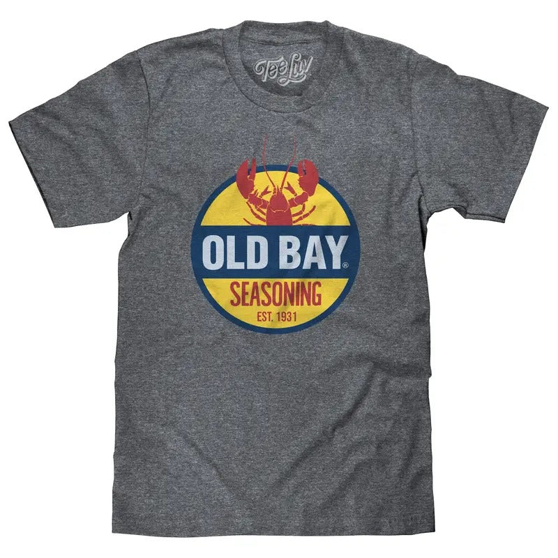 Old Bay Seasoning Lobster Logo T-Shirt - Gray Hoodie, Sweatshirt | InkThreadWorks.com