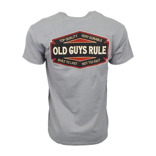 Old Guys Rules Mens Built To Last T Shirt crew neck plaid Cotton Crewneck Hoodie, Sweatshirt | InkThreadWorks.com
