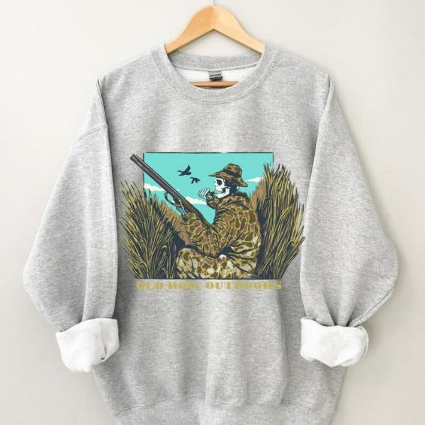 Old Row Out Boors Sweatshirt, Old Row Vintage Sweatshirt, Vintage Graphic Sweatshirt, Vintage Crewnecks Sweatshirt