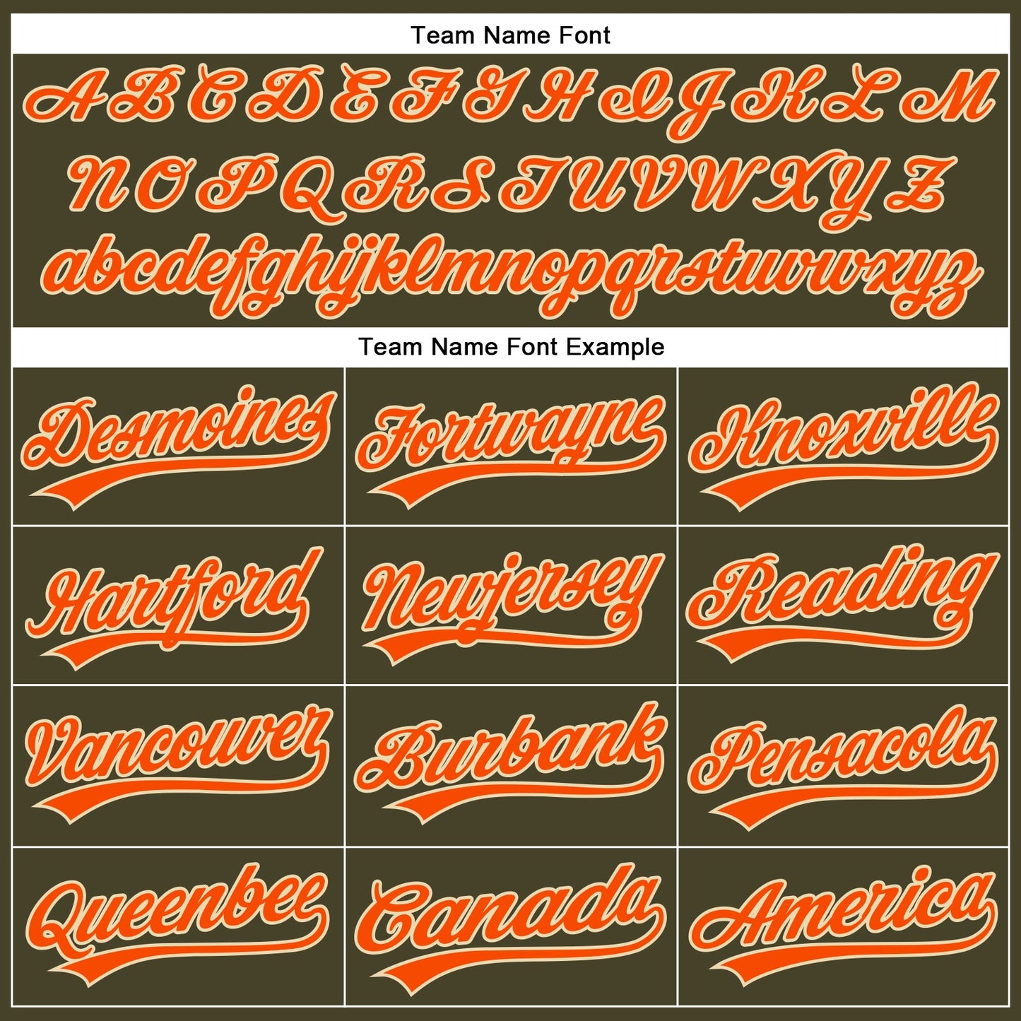 Custom Olive City Cream Pinstripe Orange Authentic Salute To Service Baseball Jersey