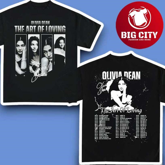 Olivia Dean The Art of Loving Tour 2026 Dates Two Sided Shirt