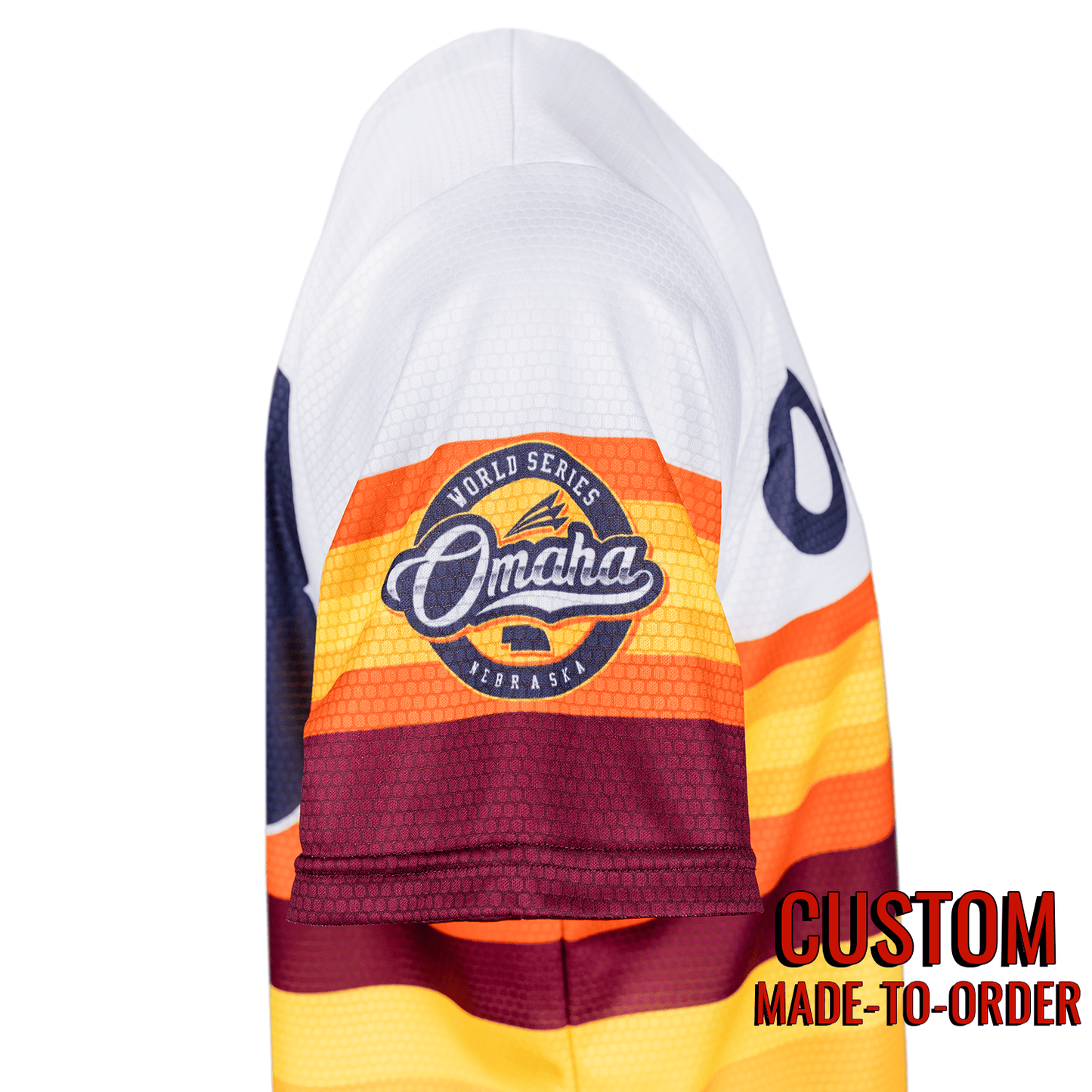Omaha World Series Baseball Jersey *CUSTOM* (Tequila Sunrise)