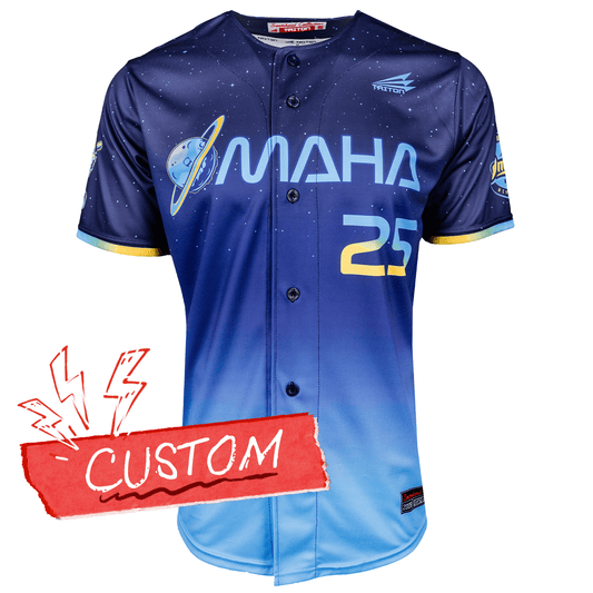 Omaha World Series Baseball Jersey *CUSTOM* (Galaxy)