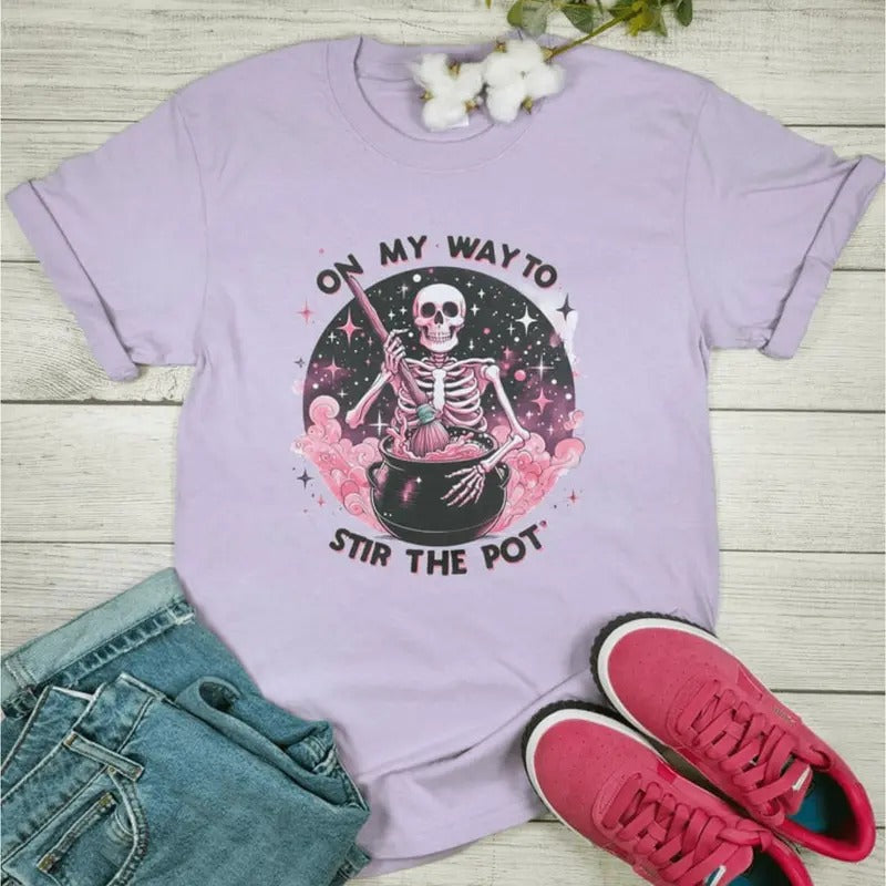 On My Way To Stir The Pot Graphic T-shirt