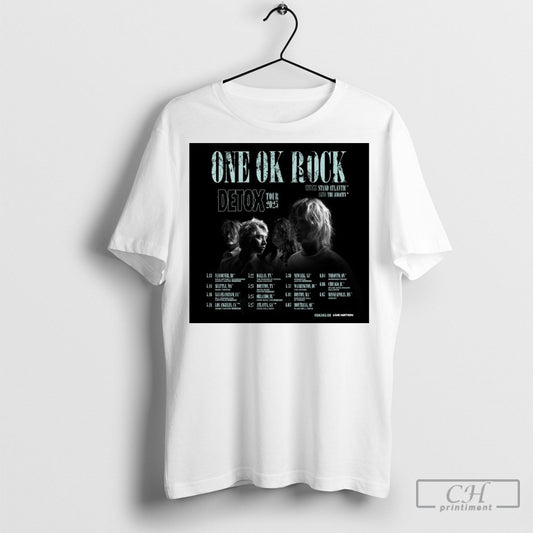 One Ok Rock Detox Tour With Stand Atlantic And The Audacity May June 2025 Tee