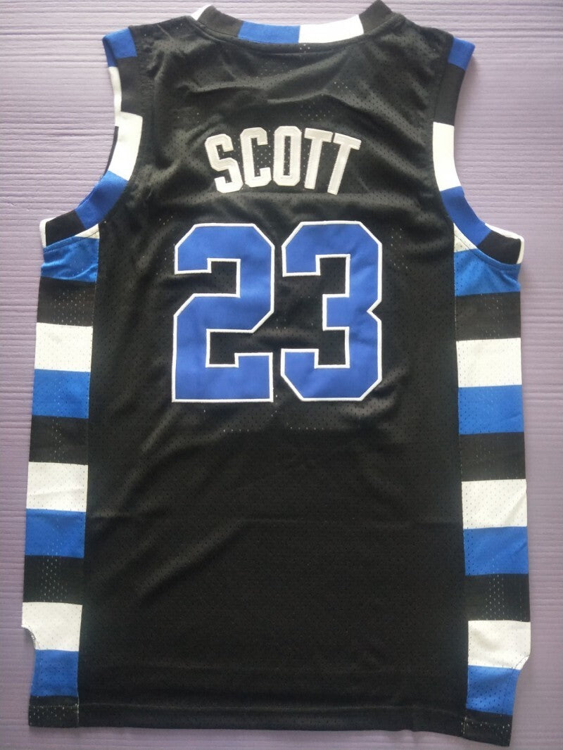 One Tree Hill Ravens #23 Nathan Scott Basketball 23 # Black Jersey Basketball Style 1