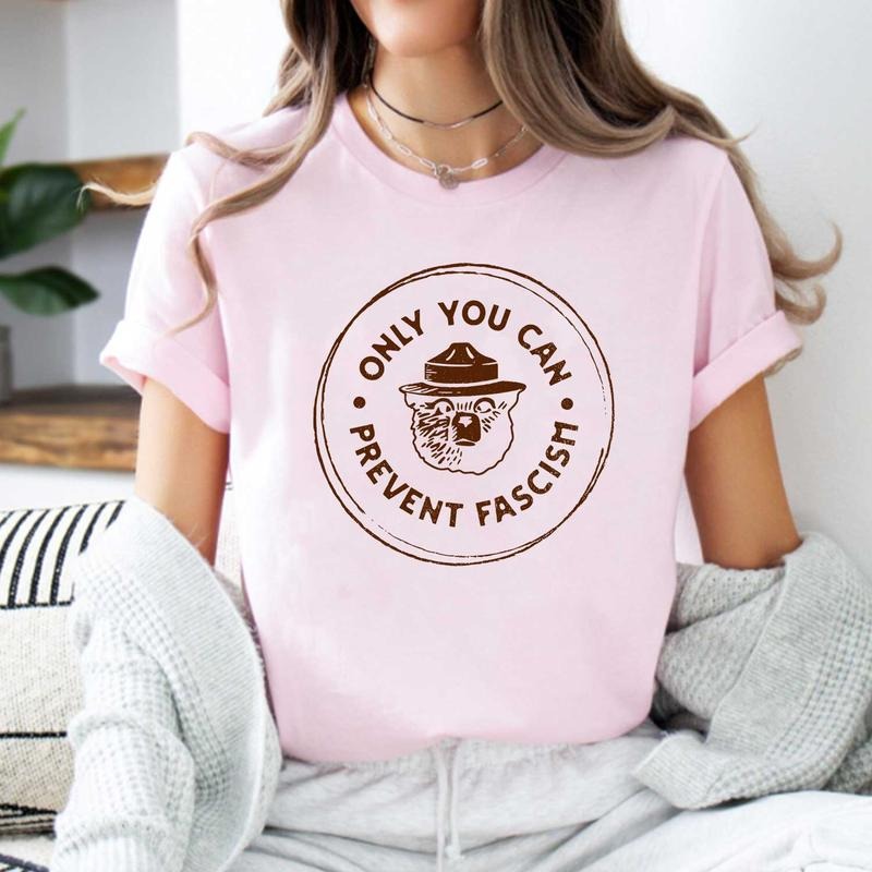 Only You Can Prevent Fascism Protest Shirt, Defund DOGE and Musk Reject Fascism Project 2025, Activist Shirt, Tshirt Hoodie Sweatshirt