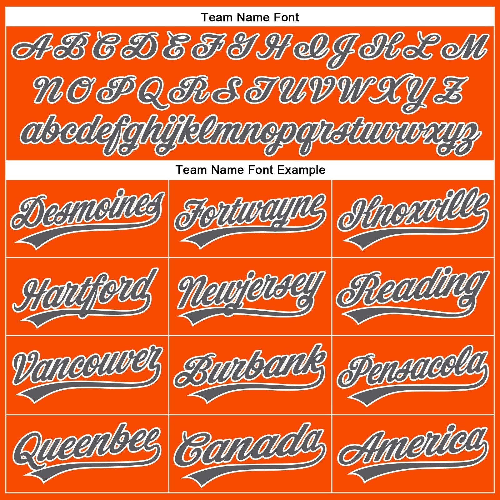 Custom Orange White Pinstripe Steel Gray Authentic Baseball Jersey