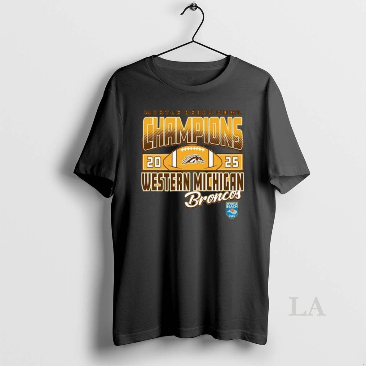 Original 2025 Myrtle Beach Bowl Champions Western Michigan Broncos Football T-Shirts, Hoodie, Sweatshirt | InkThreadWorks.com