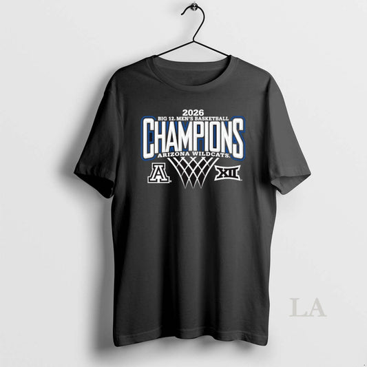 Original 2026 Big 12 Mens Basketball Regular Season Champions Arizona Wildcats
