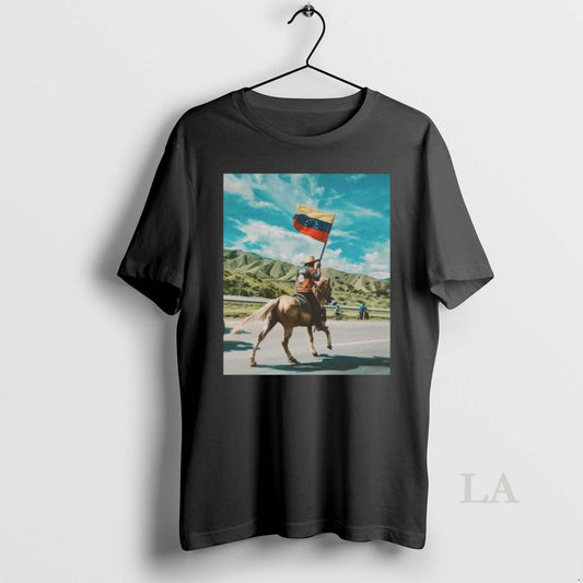 Original 2026 Venezuelan Man Riding A Horse Free Venezuela T-Shirts, Hoodie, Sweatshirt | InkThreadWorks.com
