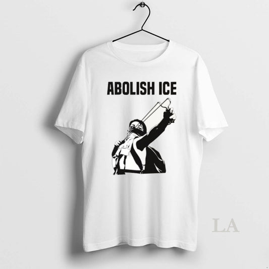 Original Abolish Ice Activist With Slingshot Graphic