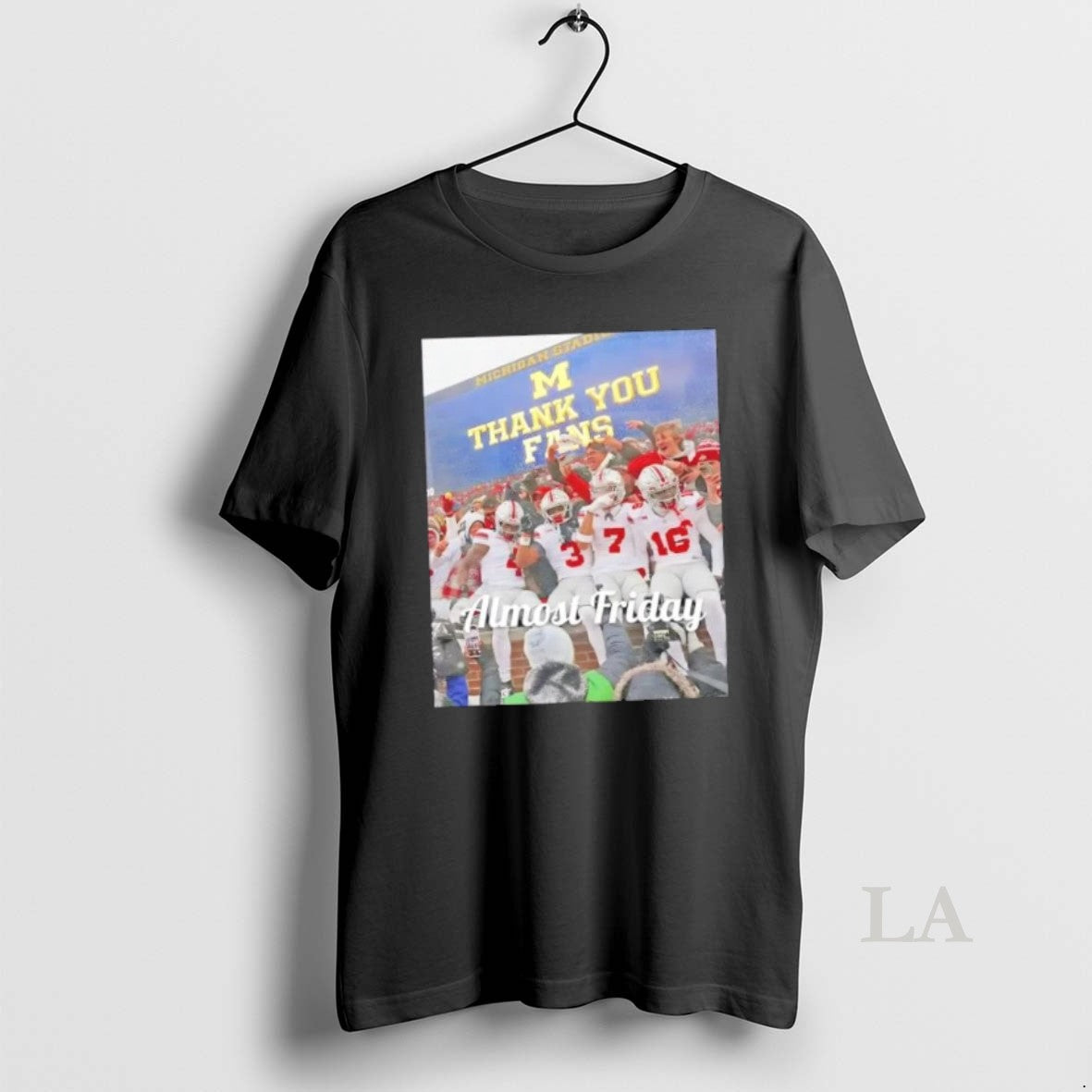 Original Almost Friday Michigan Stadium Thank You Fans T-Shirts, Hoodie, Sweatshirt | InkThreadWorks.com