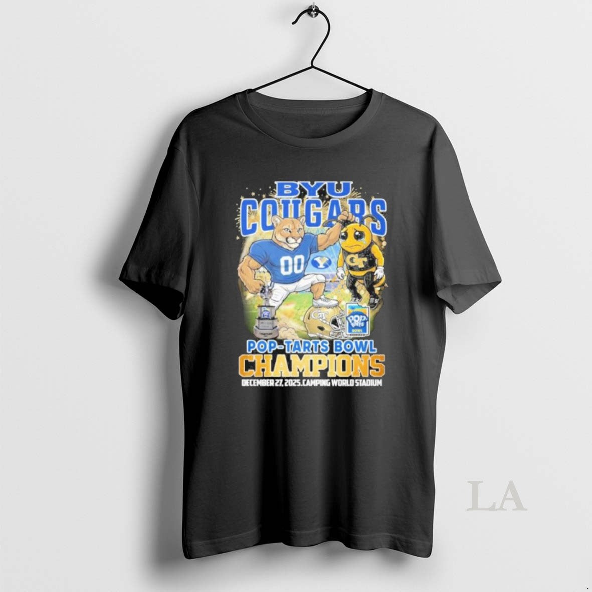 Original Byu Cougars Mascot Pop Tarts Bowl Champions T-Shirts, Hoodie, Sweatshirt | InkThreadWorks.com