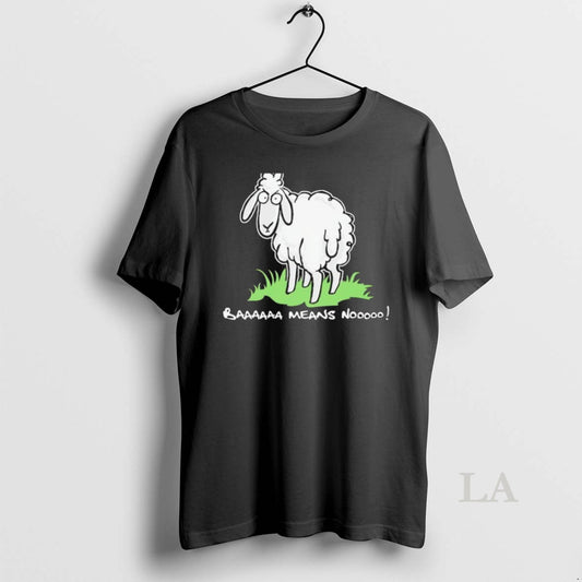 Original Baaaaaa Means Nooooo Sheep T-Shirts, Hoodie, Sweatshirt | InkThreadWorks.com