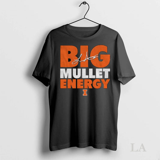 Original Big Mullet Energy Armchair Illini Illinois Fighting Football Signature