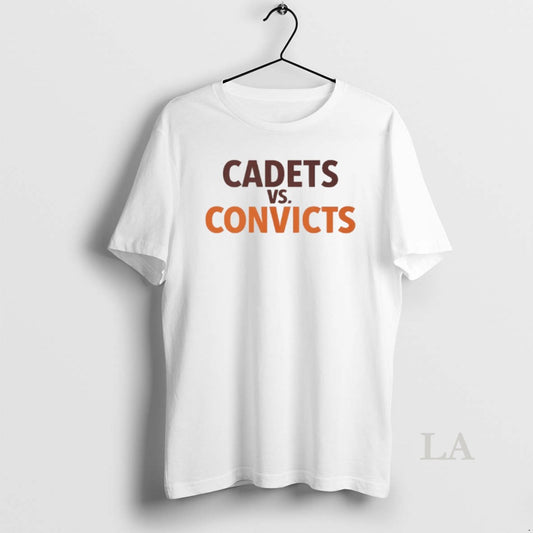 Original Cadets Vs Convicts T-Shirts, Hoodie, Sweatshirt | InkThreadWorks.com