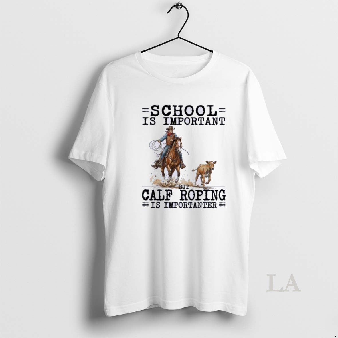Original Calf Roping School Is Important T-Shirts, Hoodie, Sweatshirt | InkThreadWorks.com