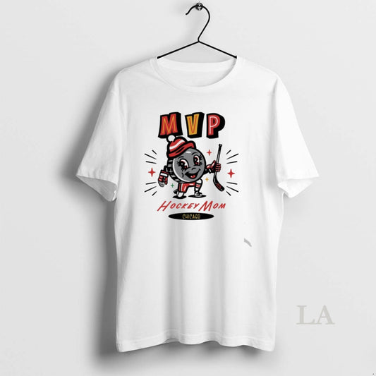 Original Chicago Blackhawks 2025 Mvp Hockey Mom T-Shirts, Hoodie, Sweatshirt | InkThreadWorks.com