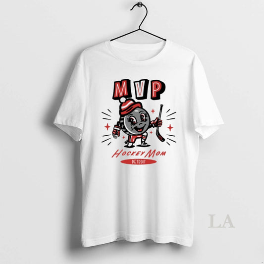 Original Detroit Red Wings 2025 Mvp Hockey Mom T-Shirts, Hoodie, Sweatshirt | InkThreadWorks.com