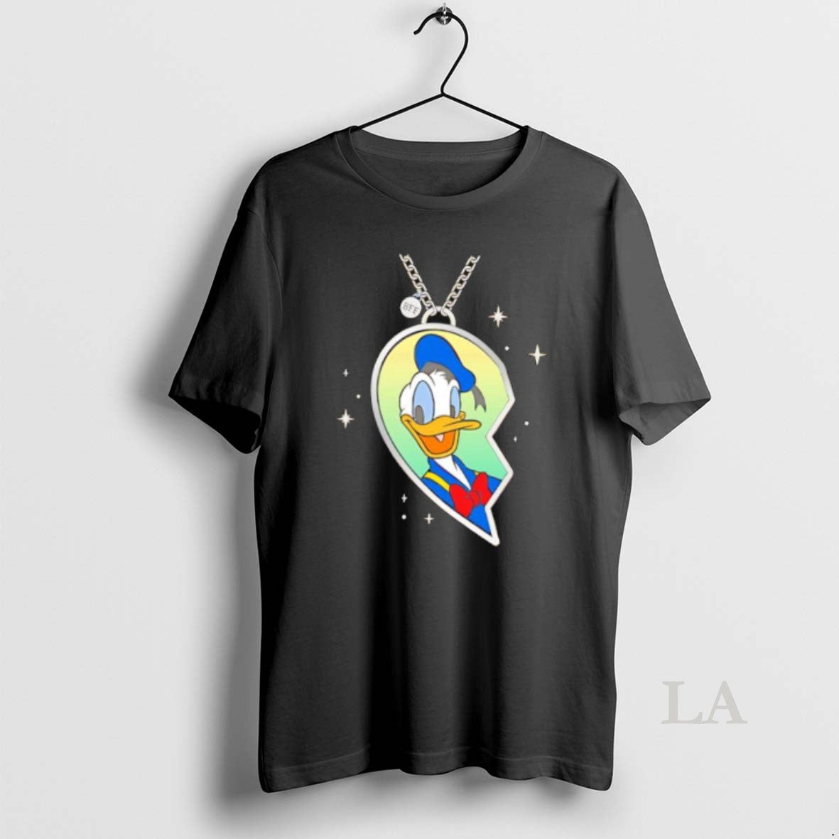 Original Donald Duck Best Friends Matching Heart Necklace T-Shirts, Hoodie, Sweatshirt | InkThreadWorks.com