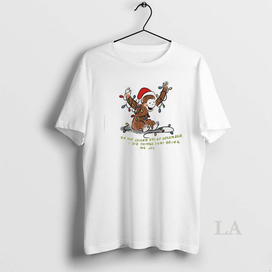 Original Donkey Santa On The Second Day Of December I Did Things That Bring Me T-Shirts, Hoodie, Sweatshirt